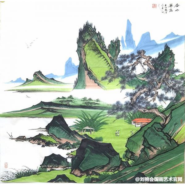 春山翠峦